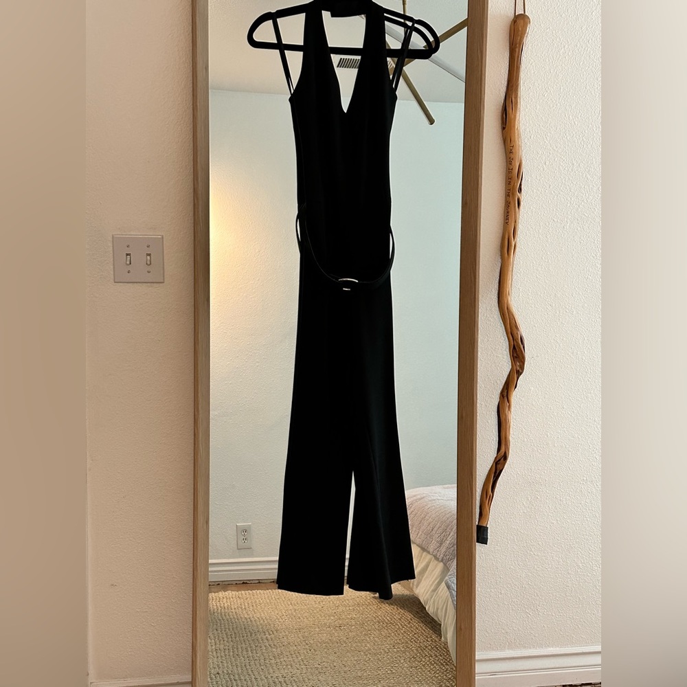 Small theory halter jumpsuit.
